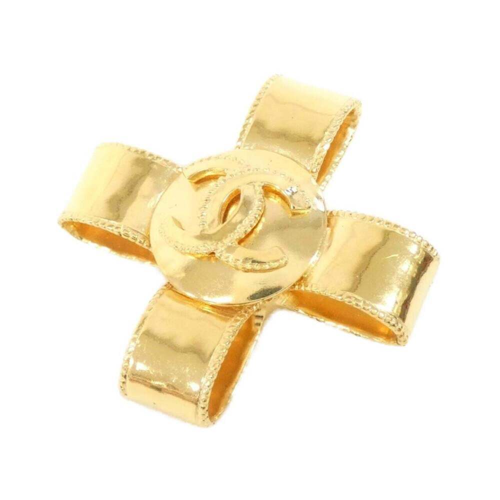 CHANEL Gold Brooch - Picture 1 of 4